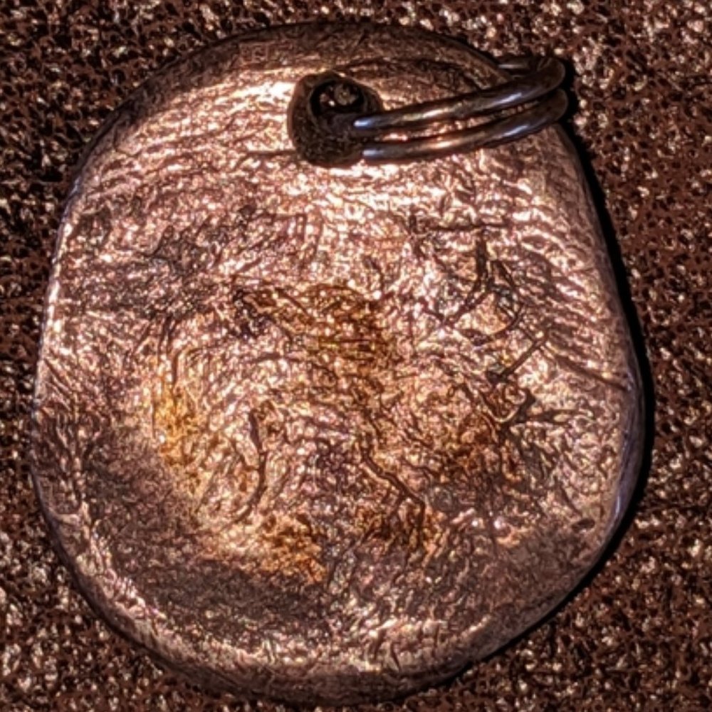 HAPPINESS SPREADS ~ Artisan Crafted Silver Happy Buddha Pendant - Picture 3 of 10